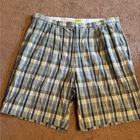 Duck Head Men's Plaid Shorts 40” - Picture 1 of 5